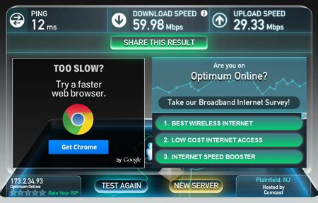 speed test between wifi and hard wire|test my netgear router.